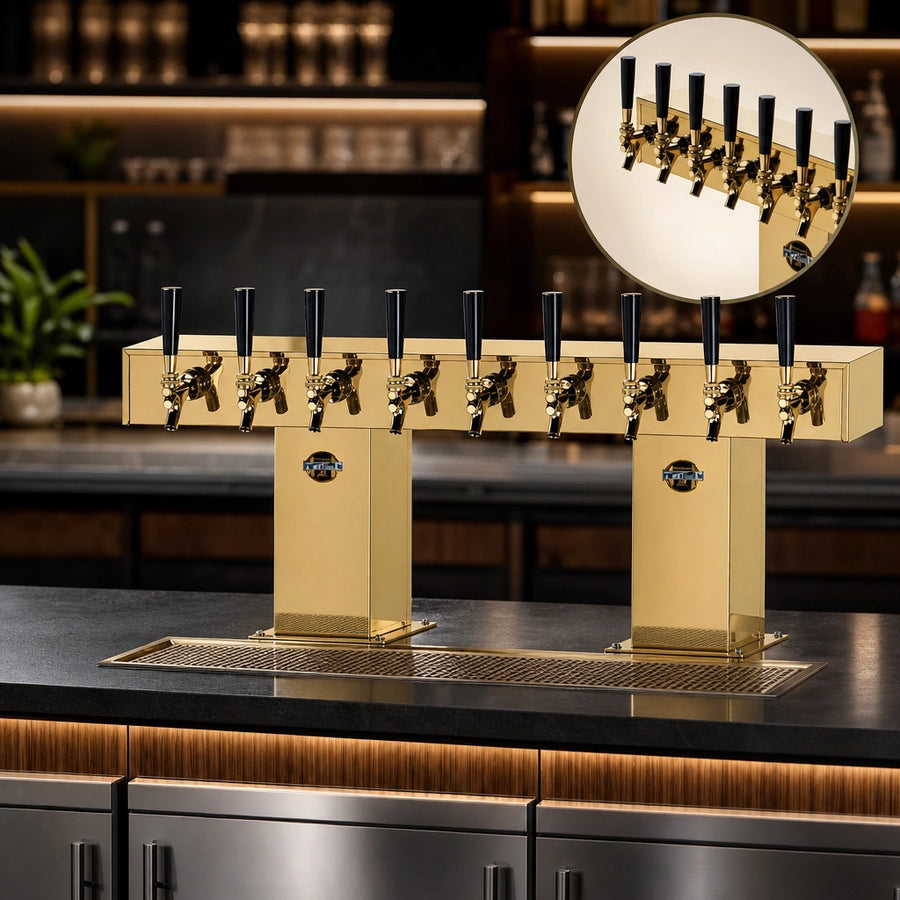 Eight-Faucet Capacity