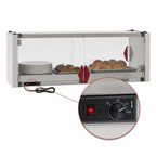 Thumbnail image #5 for Metro Super Erecta® Hot HS1448-EKIT Enclosed Heated Shelf Kit, 48 x 14 Inch, Clear Polycarbonate Doors, Adjustable Thermostat, 120V