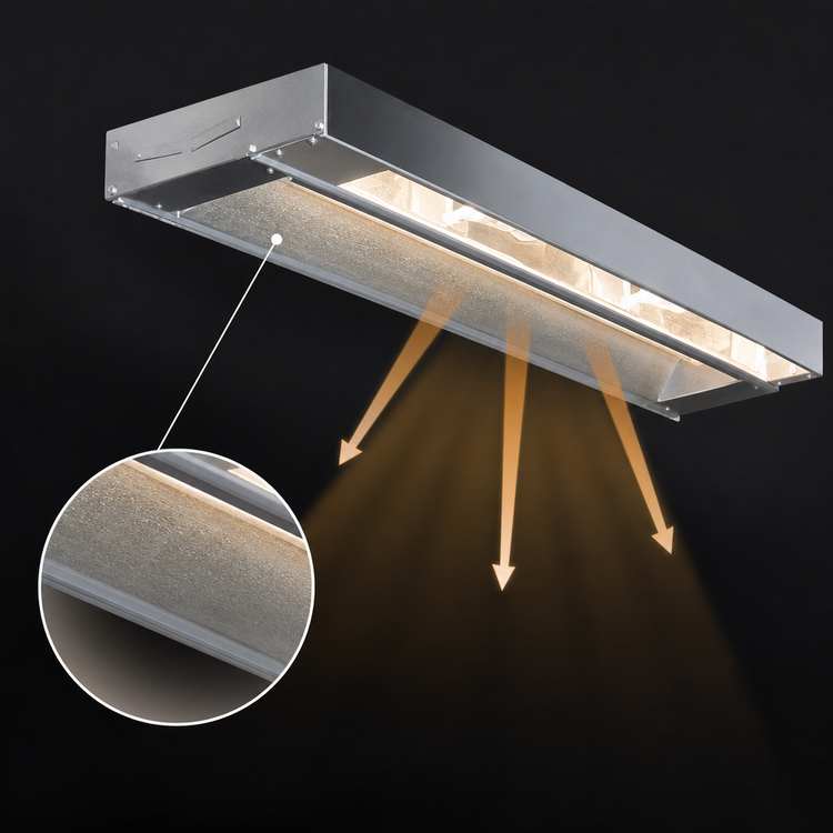 Product image #4 for Eagle Group RedHots Single 42-Inch High-Watt Lighted Strip Heat Lamp with Remote, 120V