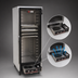 Thumbnail image #4 for hotLOGIX HL2-8 Half-Height Humidified Heated Holding Cabinet / Heater-Proofer, Non-Insulated Aluminum, Glass Door, 16-Pan Capacity