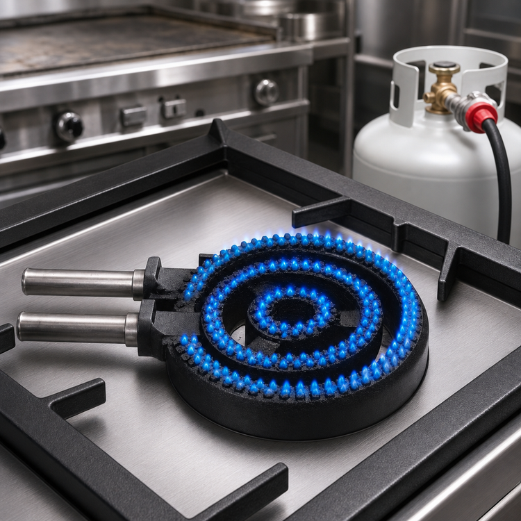 Product image #4 for 3-Ring Propane Ring Burner for Commercial Gas Ranges, 120,000 BTU
