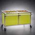 Thumbnail image #4 for Director's Choice Mobile Electric Hot Food Table with 2 Insulated Wells, 36 x 30 x 34 Inches
