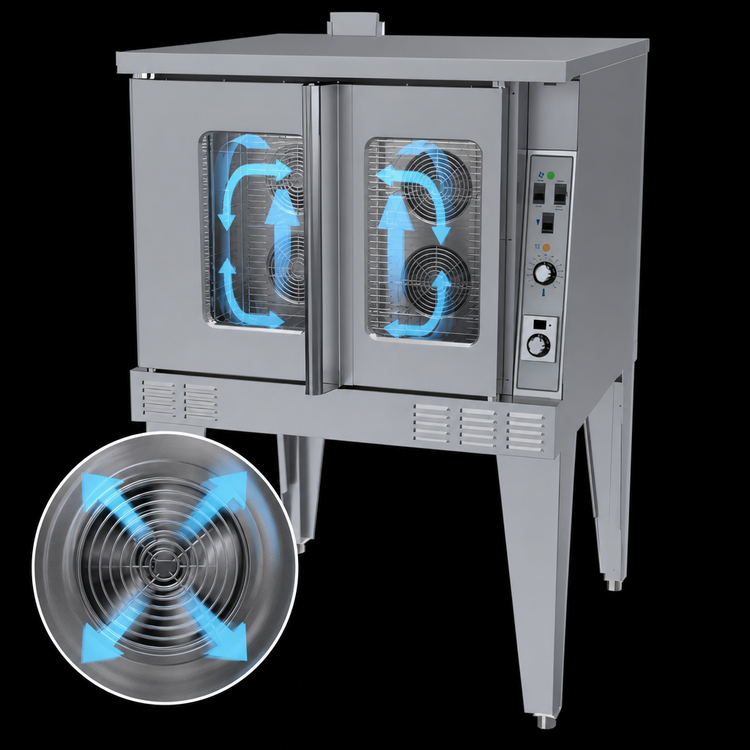 Product image #4 for Garland Signature Master Series Full-Size Single-Deck Gas Convection Oven, Standard Depth, 6-Pan Capacity