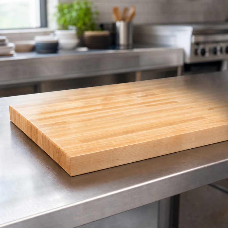 Product image #4 for Boos Block by John Boos Blended Edge Grain Maple Kitchen Countertop with Varnique Finish, 120 x 30 x 1-1/2 Inch