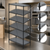 Thumbnail image #4 for Metro qwikSLOT 6-Tier To-Go Order Pick-Up Station with Adjustable Angled Shelves