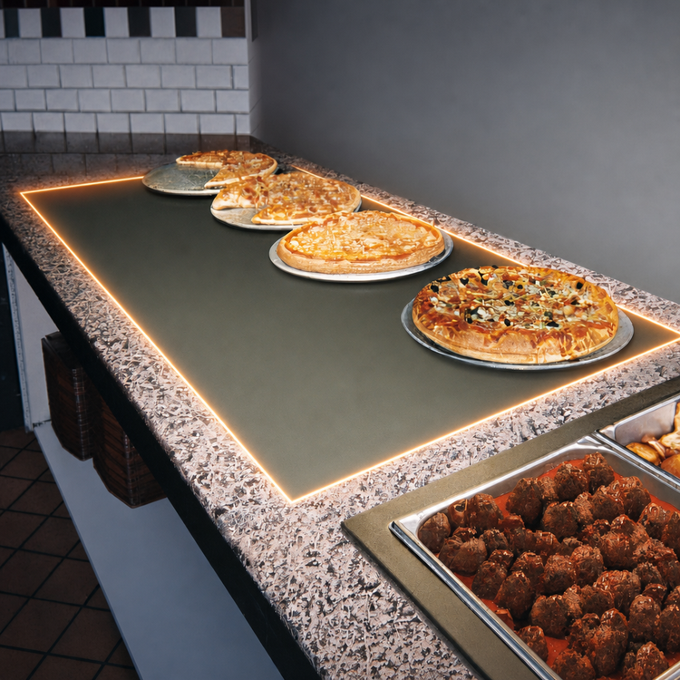 Product image #4 for Hatco Glo-Ray Built-In Heated Shelf with Flush Top, 49-1/2 x 31-1/2 Inches, 1430 Watts