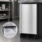 Thumbnail image #4 for Hoshizaki C-80BAK-AD ADA-Compliant Undercounter Nugget Ice Machine with Built-In Bin, Air-Cooled, 27 lb Storage, 92 lb/24 hr