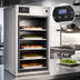Thumbnail image #4 for Half-Size Doorless Pass-Through Heated Holding Cabinet with 5 Individually Heated Shelves