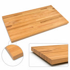 Thumbnail image #4 for John Boos Appalachian OKT-BL9632-O Red Oak Island Countertop, 96W x 32D x 1-1/2in Thick, Edge Grain, Penetrating Oil, No Backsplash