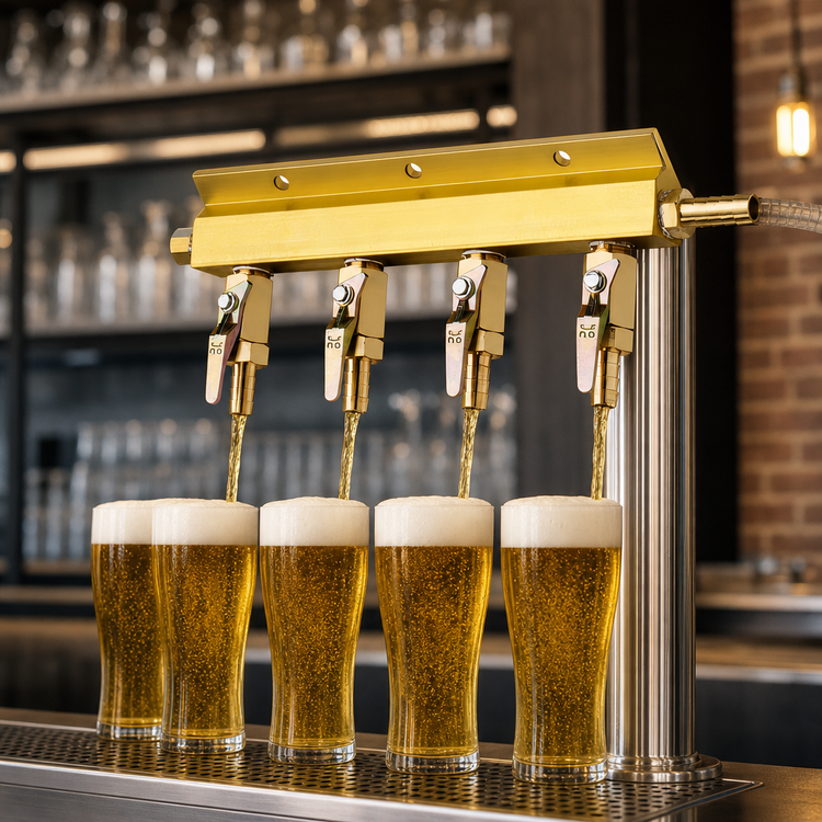 Product image #4 for Krowne 4-Way Beer Dispenser Manifold