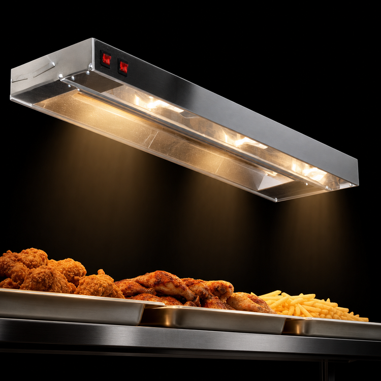 Product image #4 for Eagle RedHots 96-Inch Lighted Strip Heat Lamp with Remote, 240V, Standard Watt, Aluminum