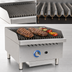 Thumbnail image #4 for Globe 15-Inch Gas Countertop Char Rock Charbroiler, Natural Gas/LP Convertible