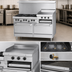 Thumbnail image #4 for Garland U.S. Range U Series 60-Inch Gas Restaurant Range with 6 Open Burners, 24-Inch Raised Griddle/Broiler and Double Storage Base