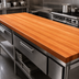 Thumbnail image #4 for Boos Block American Cherry Edge Grain Kitchen Countertop, 84 x 27 x 3 Inches, Oil Finish