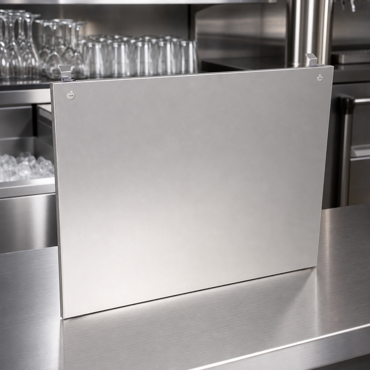 Product image #4 for Glastender 36-Inch Stainless Steel Locking Cover for BLD-36-S