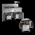 Thumbnail image #4 for Imperial Electric Floor Fryer with 2 x 50 lb Tanks, Built-In Filter System and Dump Station