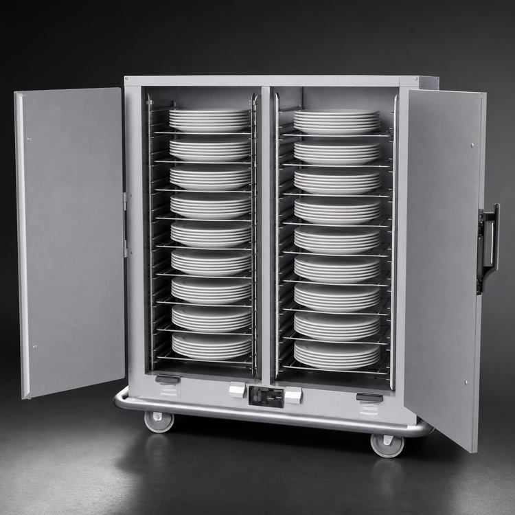 Product image #4 for Metro Two-Door Insulated Heated Banquet Cabinet, 150 Plate Capacity, Stainless Steel, 120V