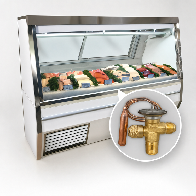 Product image #4 for Howard-McCray 34N Series 144-Inch Double Duty Remote Refrigerated Fish/Poultry Service Case with Straight Glass and LED Lighting