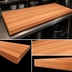 Thumbnail image #4 for Boos Block 108-Inch x 27-Inch American Cherry Edge Grain Kitchen Countertop, 1-1/2-Inch Thick, Oil Finish