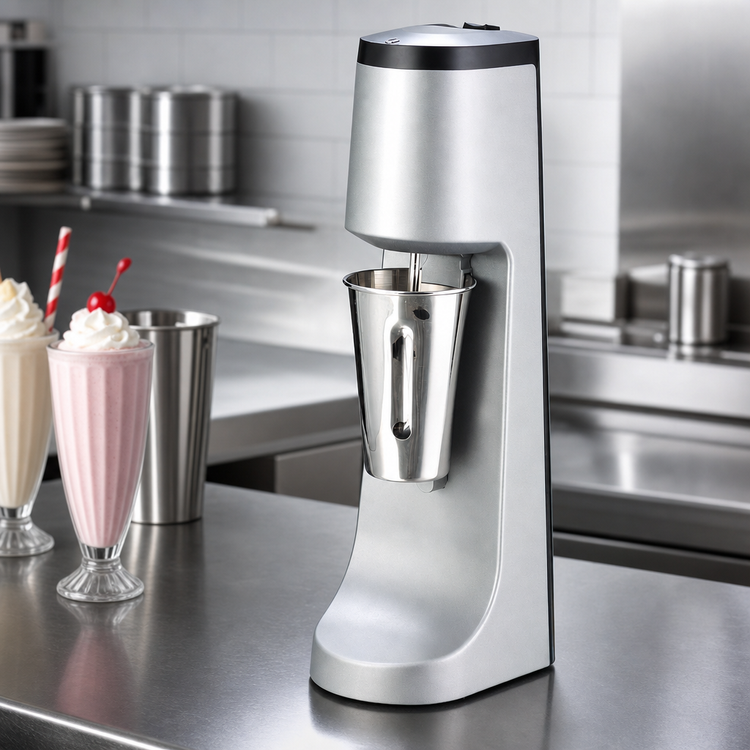 Product image #4 for Omcan USA Single-Spindle Milkshake Maker, 0.6 Liter, Stainless Steel, 1/2 HP, 110V