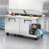 Thumbnail image #4 for True Dual-Sided Sandwich/Salad Prep Table, 60-Inch, 16-Pan, Solid Doors