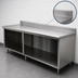 Thumbnail image #4 for Advance Tabco Special Value Series 108-Inch x 30-Inch Stainless Steel Open Base Work Table with 5-Inch Backsplash