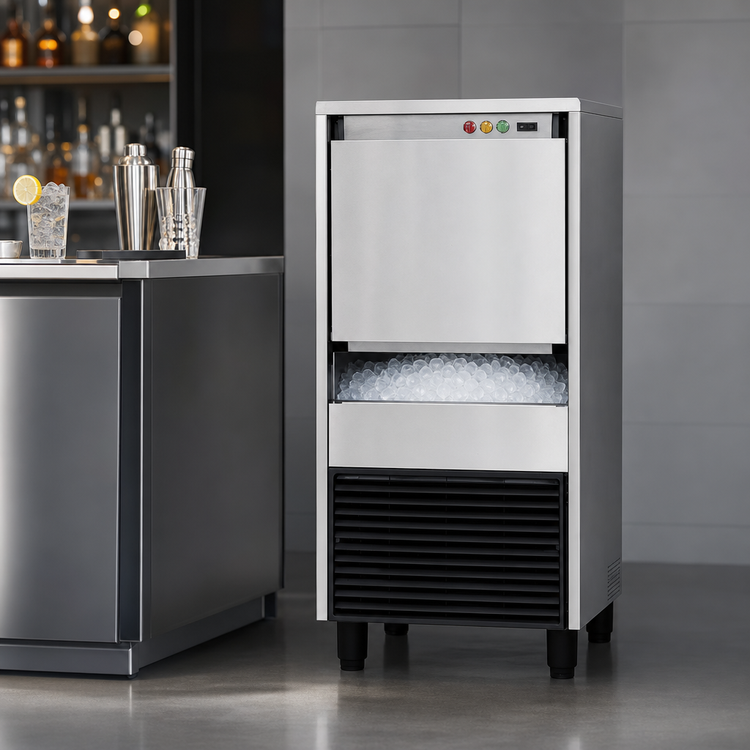 Product image #4 for ICE QUEEN IQ 200C Self-Contained Granular Ice Machine with 44 lb Storage Bin