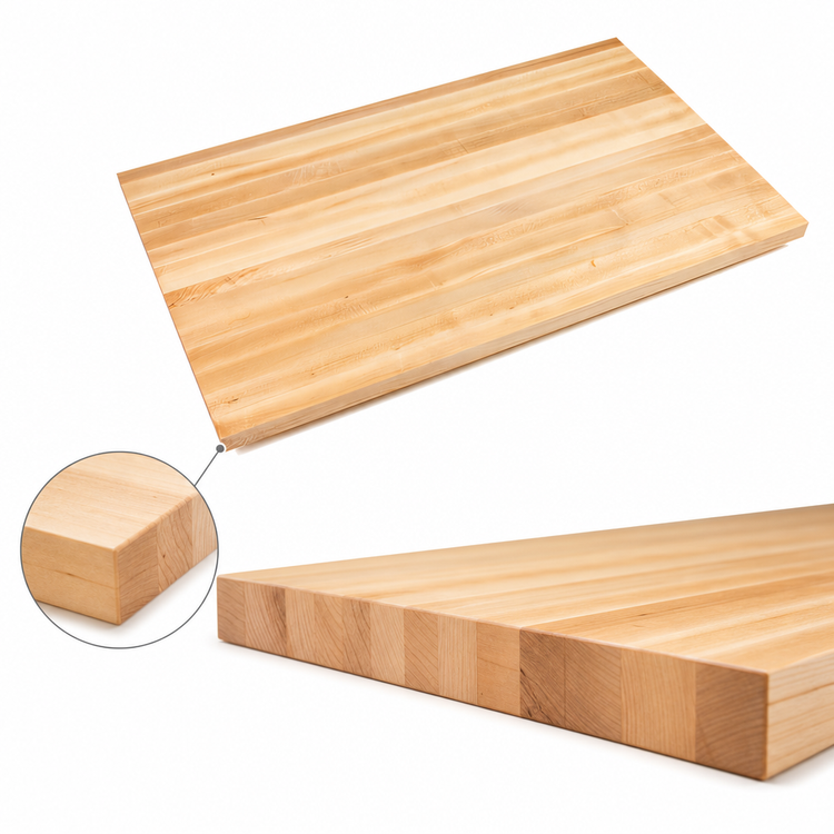 Product image #4 for John Boos Boos Block Northern Hard Rock Maple Edge Grain Kitchen Countertop, 144 x 27 x 1-1/2 Inches, Oil Finish