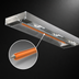 Thumbnail image #4 for Eagle RedHots 108-Inch Single Rod-Type Unlighted Strip Heat Lamp, 208V