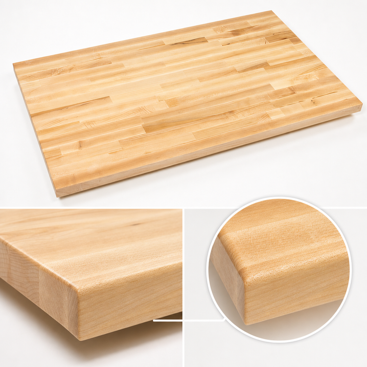 Product image #4 for John Boos Boos Block Northern Hard Rock Maple Kitchen Countertop, 132 x 30 x 1-1/2 Inch, Penetrating Oil Finish