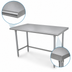 Thumbnail image #4 for Advance Tabco TSAG-309 108-Inch x 30-Inch 16-Gauge 430 Stainless Steel Flat Top Open Base Work Table