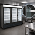 Thumbnail image #4 for Kool-It 72 Cu. Ft. Three-Section Glass Door Freezer Merchandiser