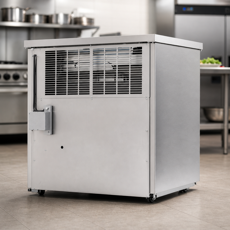 Product image #4 for Hoshizaki Steelheart 48-Inch Two-Section Undercounter Reach-In Freezer, Stainless Steel, Solid Hinged Doors, 12.0 Cu. Ft.