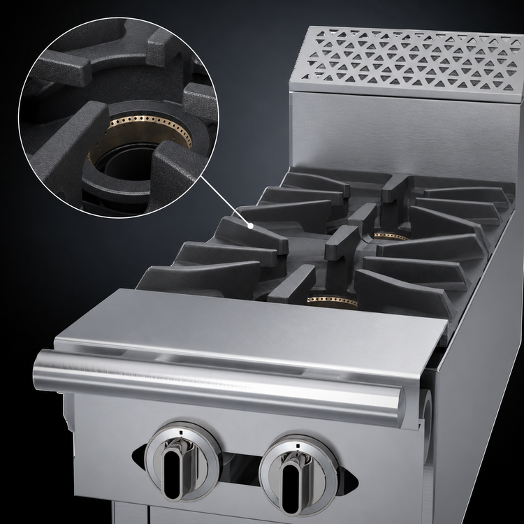 Product image #4 for Garland Cuisine Series 12-Inch Modular Gas Add-A-Unit Range with Two Open Burners