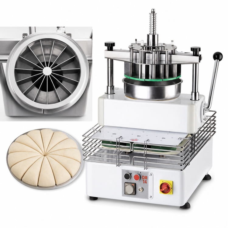 Product image #4 for Univex DR14 Semi-Automatic Bench Model Dough Divider/Rounder with 14-Portion Cutting Head