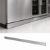 Thumbnail image #4 for Krowne 96-Inch Stainless Steel Front Kick Plate for Back Bar Coolers