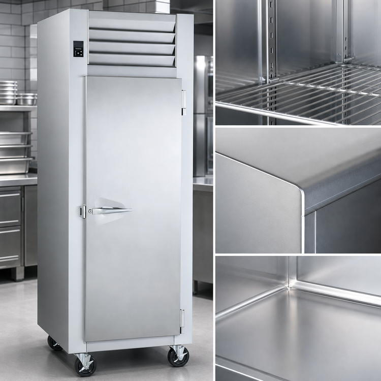 Product image #4 for Traulsen Spec-Line 24-Inch Wide Remote Reach-In Freezer with Half-Height Solid Doors, 17.7 Cu. Ft.