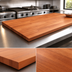 Thumbnail image #4 for John Boos Boos Block 96-Inch x 27-Inch American Cherry Wood Kitchen Countertop, 1-1/2-Inch Thick, Flat No-Backsplash