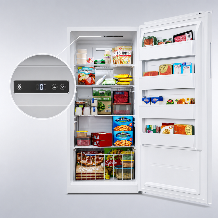Product image #4 for KoolMore 32.8-Inch White Convertible Reach-In Refrigerator/Freezer, 1 Section