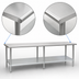 Thumbnail image #4 for Spec-Master 144-Inch x 36-Inch Stainless Steel Work Table with Adjustable Galvanized Undershelf