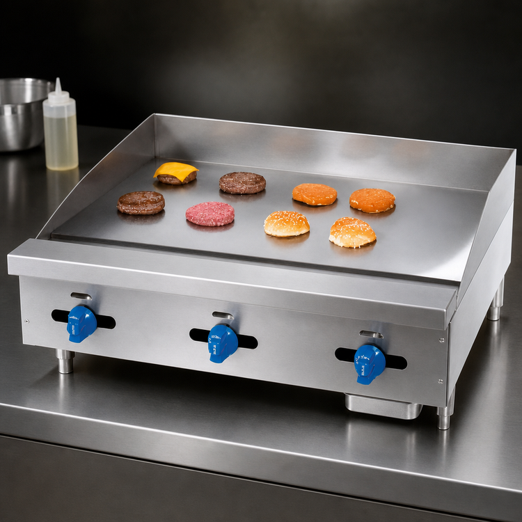 Product image #4 for Comstock-Castle Castle Series 42-Inch Countertop Gas Griddle with Manual Controls
