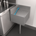 Thumbnail image #4 for Krowne Royal Series 24-Inch 90° Rear Corner Underbar Drainboard Filler with Single Leg