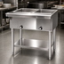 Thumbnail image #4 for Electric Stationary Hot Food Table with Open Base, 2 Dry Wells, 33-Inch Wide, Stainless Steel, 240V