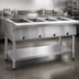 Thumbnail image #4 for Eagle Group 63-1/2-Inch Electric Open-Base Hot Food Table with 4 Dry Wells, 240V
