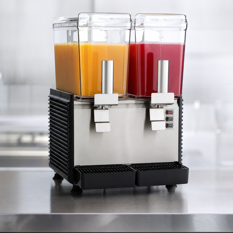 Product image #4 for Omega OSD20 Compact Commercial Drink Dispenser with 2 x 3-Gallon Bowls, 120V