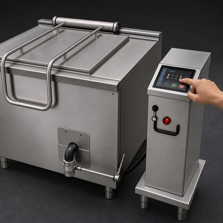 Product image #4 for Firex Multicooker UCPMDG2-64 Double Basin 64 Gallon Gas Pasta Cooker