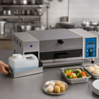 Thumbnail image #4 for Antunes Miracle Steamer MS-355-9100483 14-Inch Drawer-Style Countertop Steamer with Self-Contained Reservoir and Digital Timer, 120V