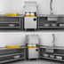 Thumbnail image #4 for Jet-Tech F-22/C High Temperature Door-Type Dishwasher with Built-In Booster, 52 Racks/Hour