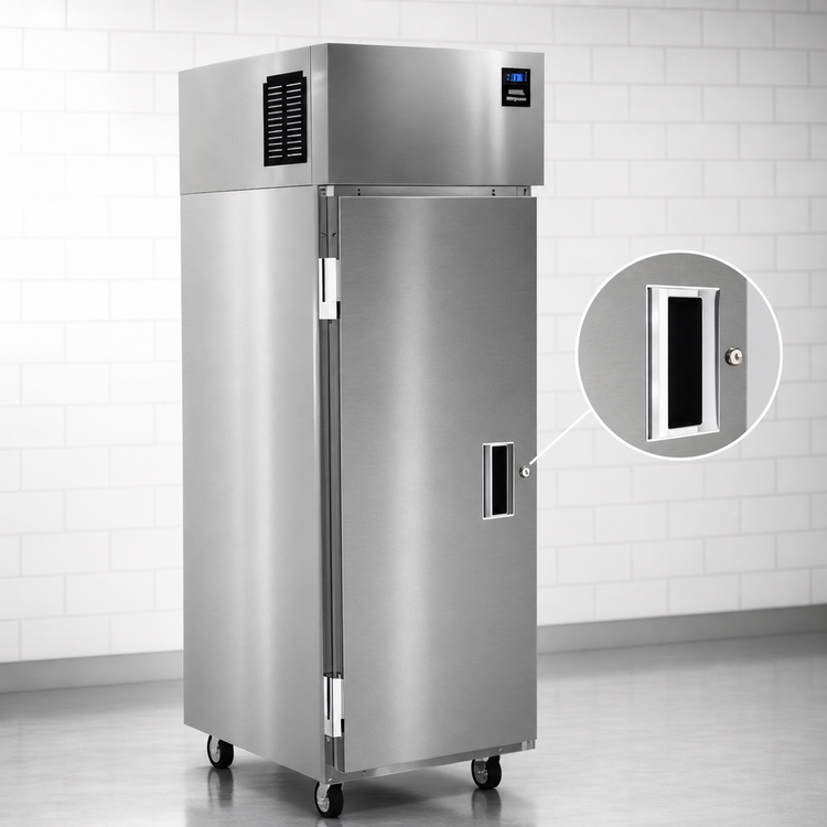 Product image #5 for Delfield 19 Cu. Ft. One-Section Reach-In Freezer with Full-Height Solid Locking Door