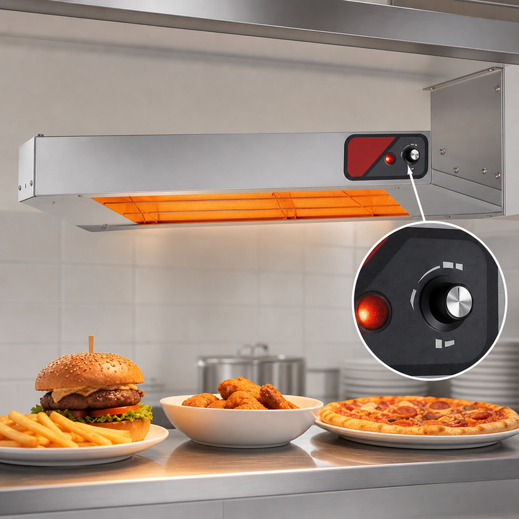 Product image #4 for Nemco 36-Inch Single Unlighted Infrared Strip Heater with Infinite Temperature Control, 208V